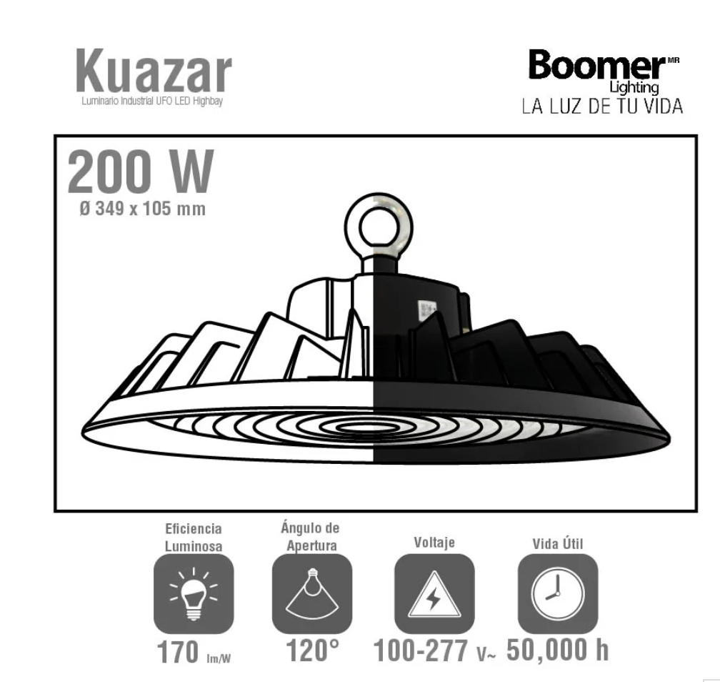 Lámpara LED Industrial Kuazar High Bay